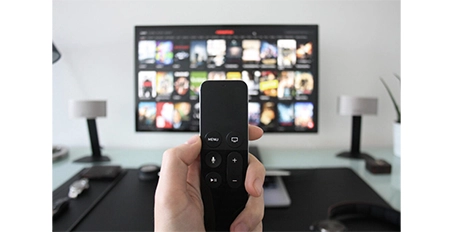 Operating TV with Remote