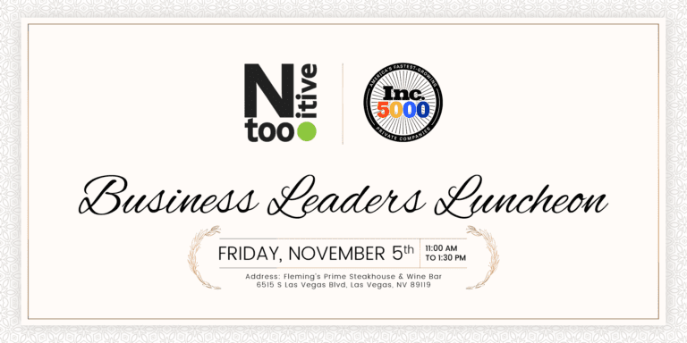 Inc 5000 Business Leaders Luncheon Invitation