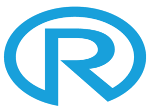 Rhycom logo blueR