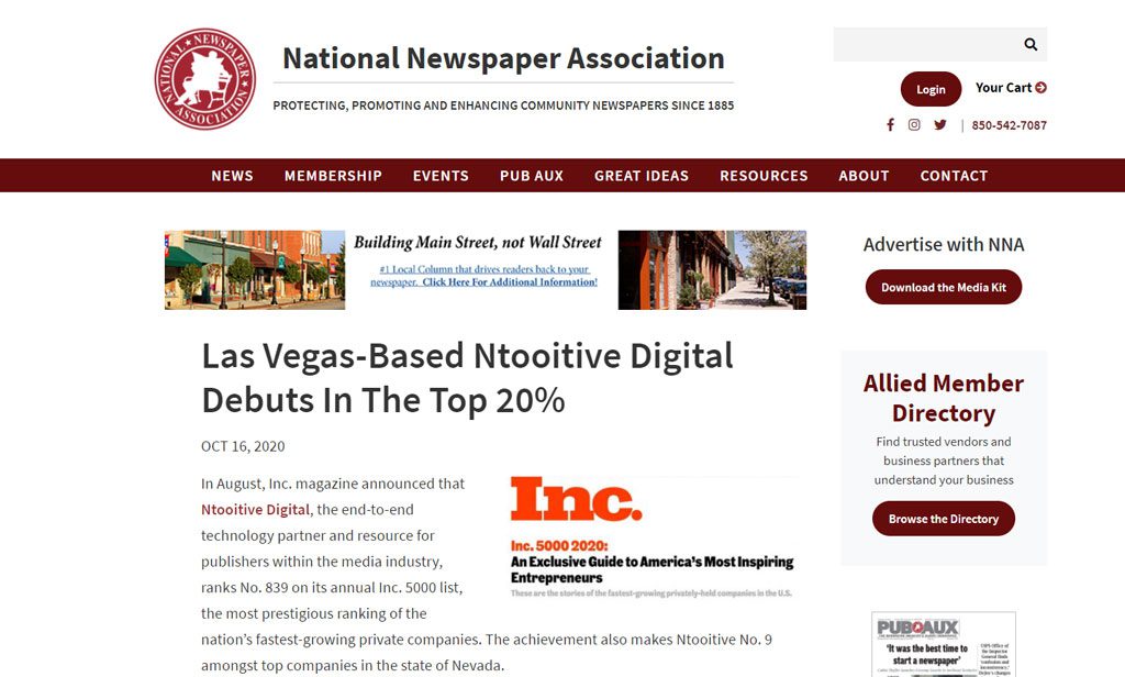 National Newspaper Association Post